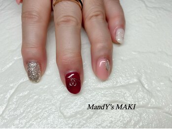 マンディーズ(MandY's)/ハートワイヤー/ボルドー