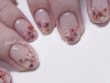 ネイルズ バイ ユイ 外苑前(Nails by Yui)/押し花フレンチネイル