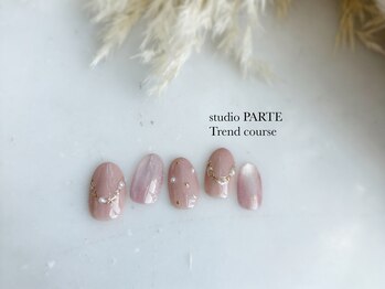 スタジオパルテ ネイルアイラッシュ(studio PARTE)/定額ハンドトレンドコース