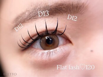 エレット 茗荷谷店(ERETTO)/フラットマットエクステ120本