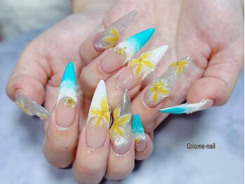 コロミネイル(colome nail)の写真/長さ欲しい方必見！自爪弱いお悩みもスカルプで理想の指先に。画像持ち込み相談も歓迎です☆