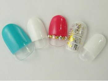 ネイルサロン ドレリッチ 大宮店(drerich)/ネイティヴ柄ホイル