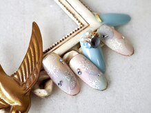 プールヴー☆オングル/冬ネイルの定番・雪の結晶