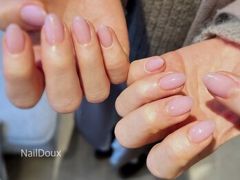 ネイル ドゥ 岡山駅前店(Nail Doux)/ワンカラーピンクネイル