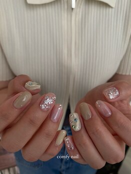 コンフィ(comfy)/ベージュニュアンス