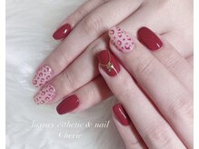 シェリエ(Cherie)/ピンクレオパードネイル
