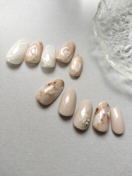 ミースネイル(mys.nail)/【定額ネイル】大人ニュアンス