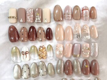 ガガ ネイルアンドビューティー(GAGA)の写真/《トレンドを抑えた毎月増えるデザイン》丁寧なケアでモチ抜群◎広いアットホーム空間でゆったり♪