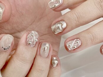 ラメール(La mer)/【チェックネイル】