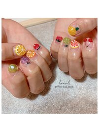 ぷっくりフルーツネイル