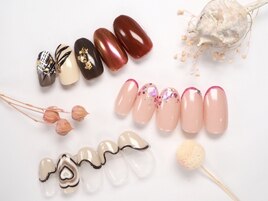 バレンタインネイル