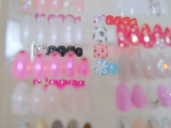 ストーン・パーツ付け放題