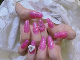 熊ネイル、ハートネイル