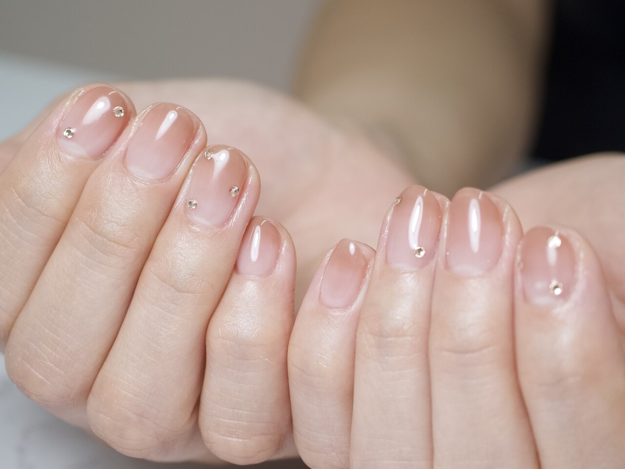 スペシャルデザイン　グラデーションブラウンミンク　ショートジレ 200