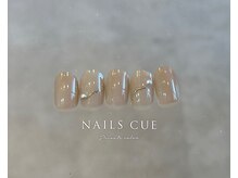 ネイルズキュー(NAILS CUE)/シンプルニュアンスデザイン