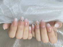 アイゴネイル 錦糸町(Aigoネイル)/オフィスにも◎ホワイトグラデ
