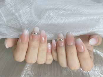 アイゴネイル 錦糸町(Aigoネイル)/オフィスにも◎ホワイトグラデ