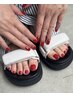 《★新規他店オフ無料》【FOOT】フットネイルワンカラー 12000→8700