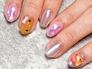 トレンドの横向きキティネイル
