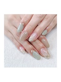 ミントグリーン×シェル