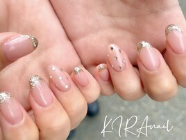 ラメフレンチ
