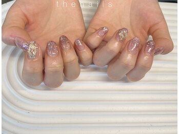 ザ ネイル(The Nails)/ラメグラグラデーション