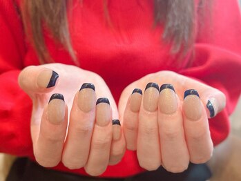 アスー(Aswy.)/ベースカラー込みフレンチネイル