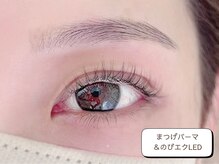パム 八尾(pam)の雰囲気（眉ワックス.まつげパーマに極細LEDマツエクをプラス♪ナチュ盛り）