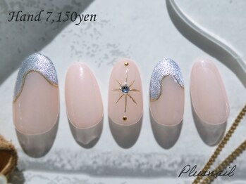 プラスネイル 池袋西口店(PLUS NAIL)/(3382)ユニーク☆ワンホンネイル