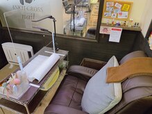 アンククロスネイル 池袋北口店(ANKH CROSS nail)の雰囲気（飛沫感染防止のスニーズガードを設置しています。）