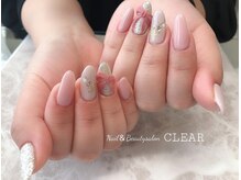 ネイルアンドビューティーサロン クリア(CLEAR)/リボンネイル