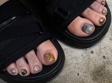 クルネ(QULNE)/フットネイル/鉱物系/ニュアンス