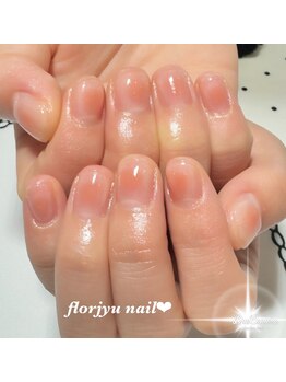 フロージュ ネイル(florjyu nail)/ワンカラーチークnail