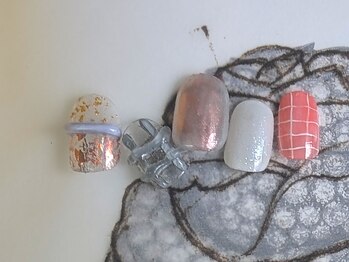 ゆびノさき/コーラルピンクニュアンス