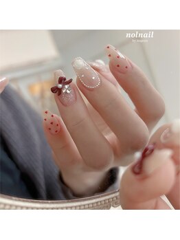 ノルネイル(nol nail)/バレンタインネイル