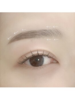 カラット 亀有店(Carat)/眉ワックス☆ストレートアーチ☆