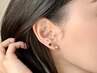 選べるお悩み対応◎小顔/食欲抑制/むくみ【耳つぼジュエリー片耳７粒ずつ】