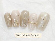 アムールユシマテン 上野湯島店(Amour)/キラキラ春夏のネイル¥7980