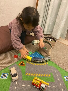 子育てママの整体サロン/施術中のお子様の様子