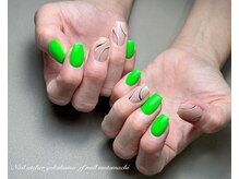エフネイル 元町中華街店(ef nail)/ネオングリーン＾＾★