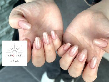サンクネイル アンド ビューティ(SANQ NAIL & beauty)/シアーピンクワンカラー