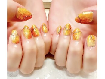 ネイルサロン K/ORANGEシャーベット
