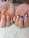 お月見ネイル