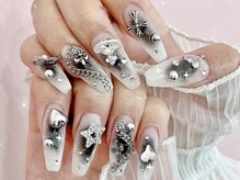 ネイルマフィア 新宿(NAIL MAFIA)/ロングネイル/ゴテゴテ