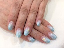 シャンネイルケアサロン(Shan Nail caresalon)/ブルーグラデネイル