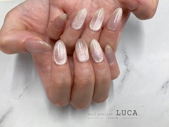 ネイルアトリエルカ(nail atelier LUCA)/W-861 大人上品マグネットネイル