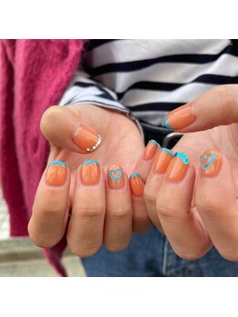 ハラジュクネイルズ(harajukunails)/シンプルデザインコース