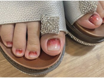 フレイムス アイラッシュ アンド ネイル(FRAMES)/秋色フット♪