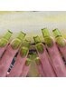 jrネイリスト★長さだし10本★Gel-xワンカラー