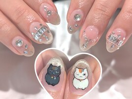 にゃんこ先生ネイル